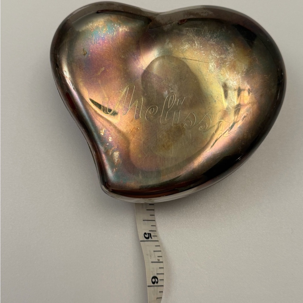 Melissa Iridescent Heart Trinket Box - Picture 5 of 8